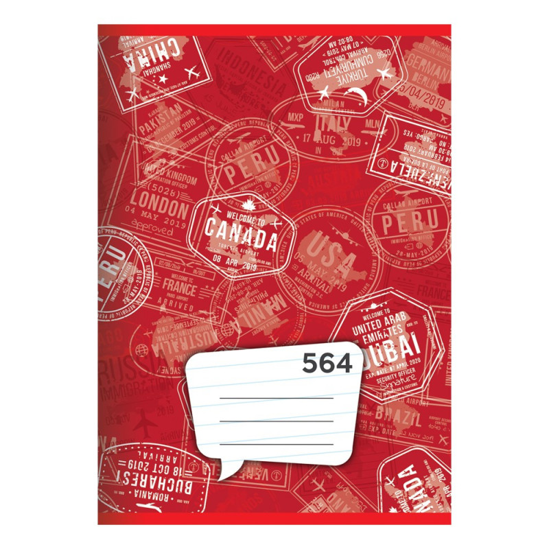 Zošit A5, 60 listový - linajkový 564 4