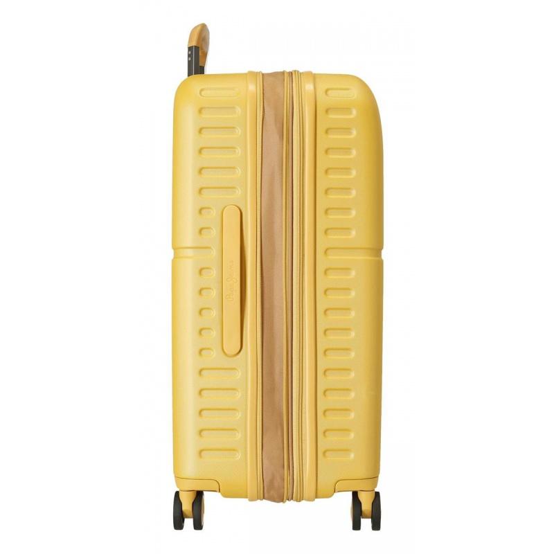 PEPE JEANS Highlight Ochre, Sada luxusných ABS cestovných kufrov 70cm/55cm, 7689523 14