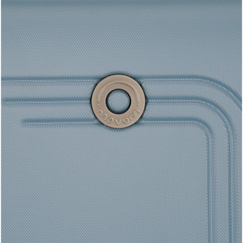 Movom Riga Light Blu, Sada luxusných ABS cestovných kufrov 70cm/55cm, 5999563