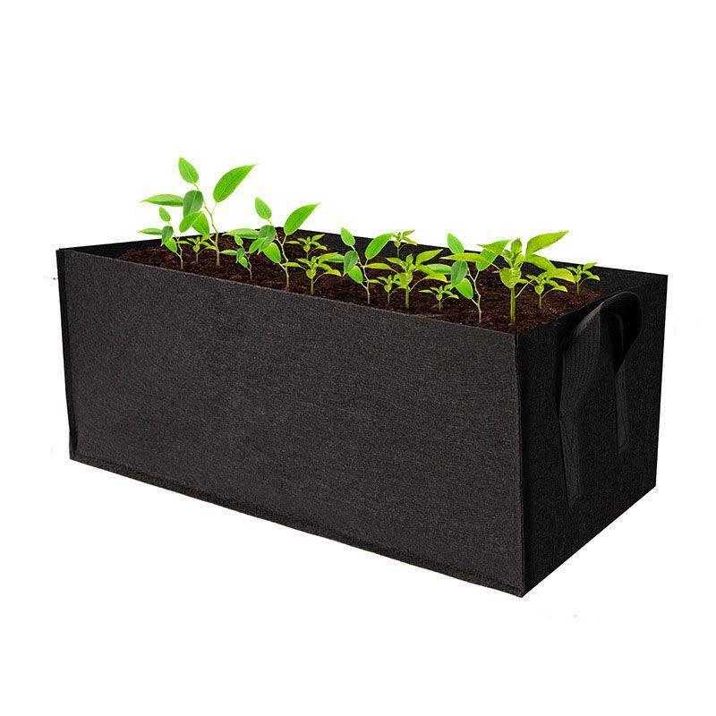 Box Grow Bag 120 textilný kvetináč čierna 1