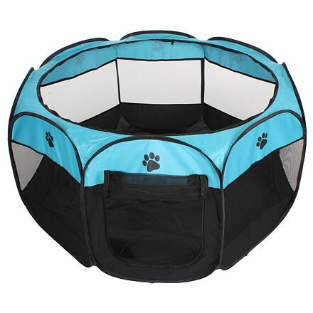 Pet Octagonal ohrádka pre psy modrá-čierna 2