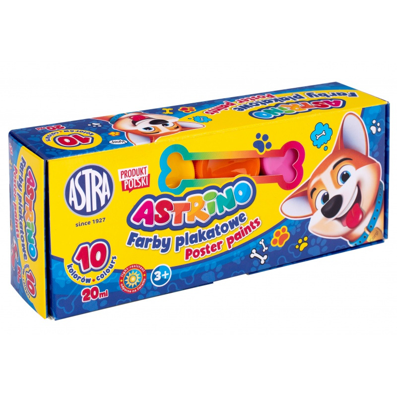 Školské temperové farby v kelímku Astrino, 10x20ml, 301221003 2