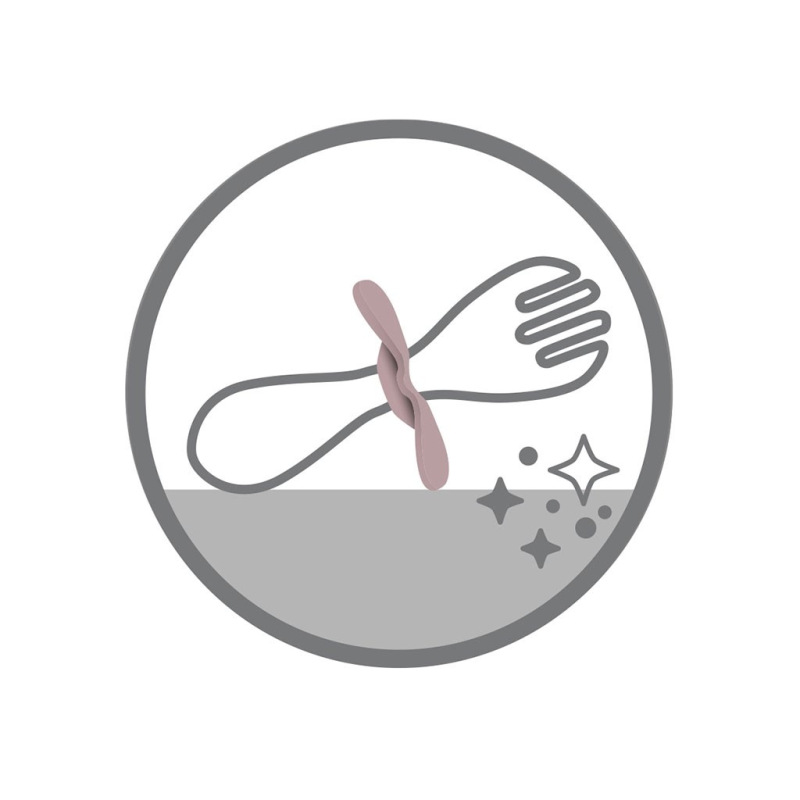 Ergonomický príbor pre deti Baby Ono modrozelený 3