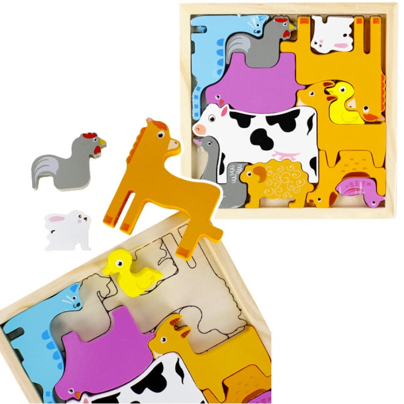 Puzzle skladačka Zvieratká
