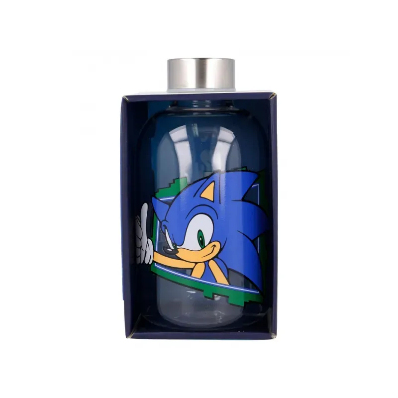 Luxusná sklenená fľaša JEŽKO SONIC, 620ml, 00494