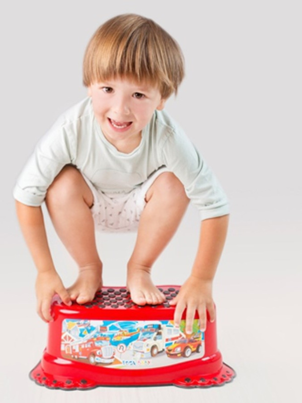 Detské protišmykové stúpadlo do kúpeľne sova sivá 1