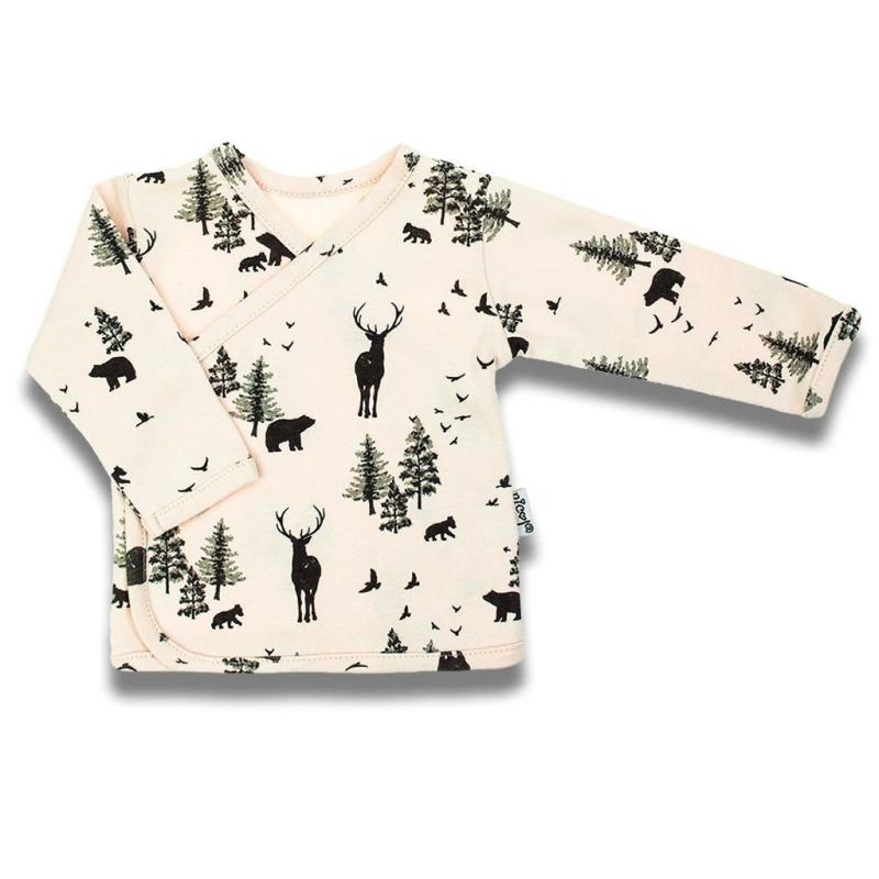 Dojčenská bavlněná košilka Nicol Bambi 68 (4-6m)