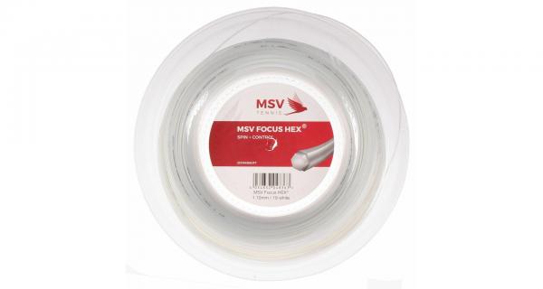 MSV Focus HEX tenisový výplet 200 m biela 1,27mm