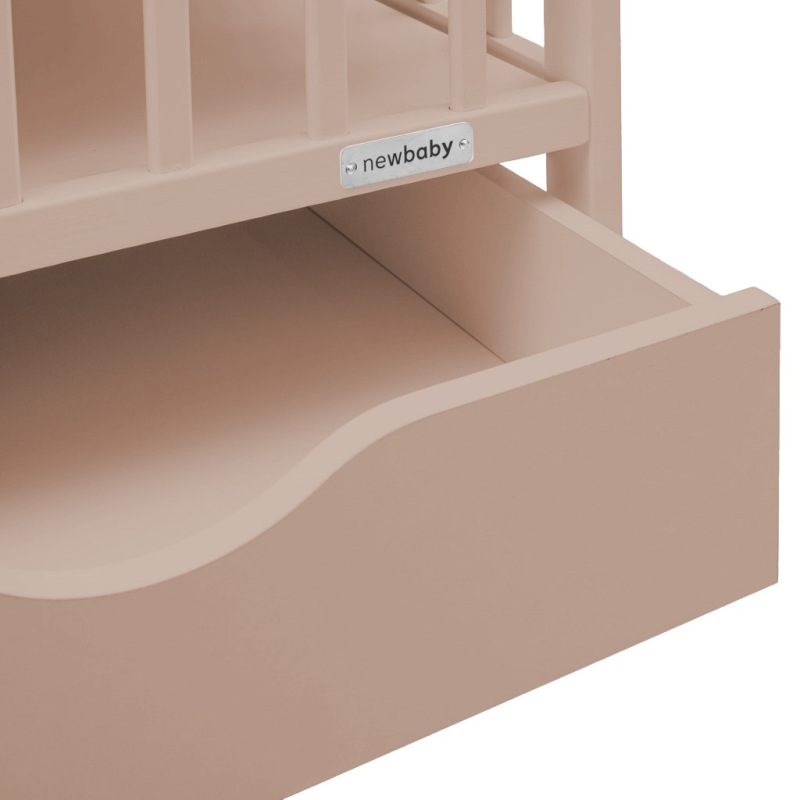 Detská postieľka so šuplíkom New Baby BASIC kašmírová 3