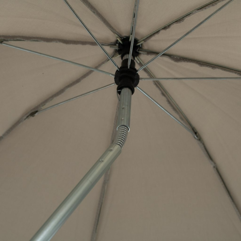 Slnečník na kočík svetlo sivý 1