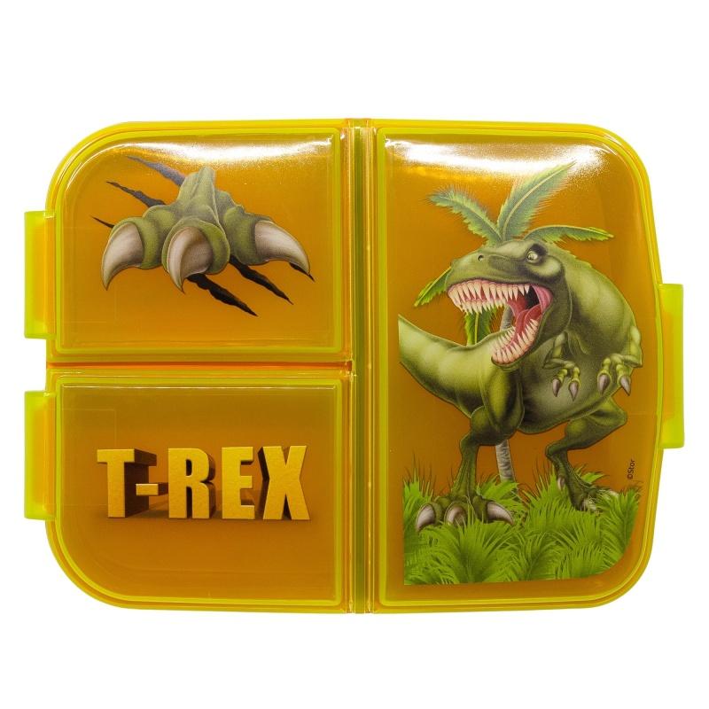 Delený plastový box na desiatu JURASSIC WORLD T-Rex, 26220