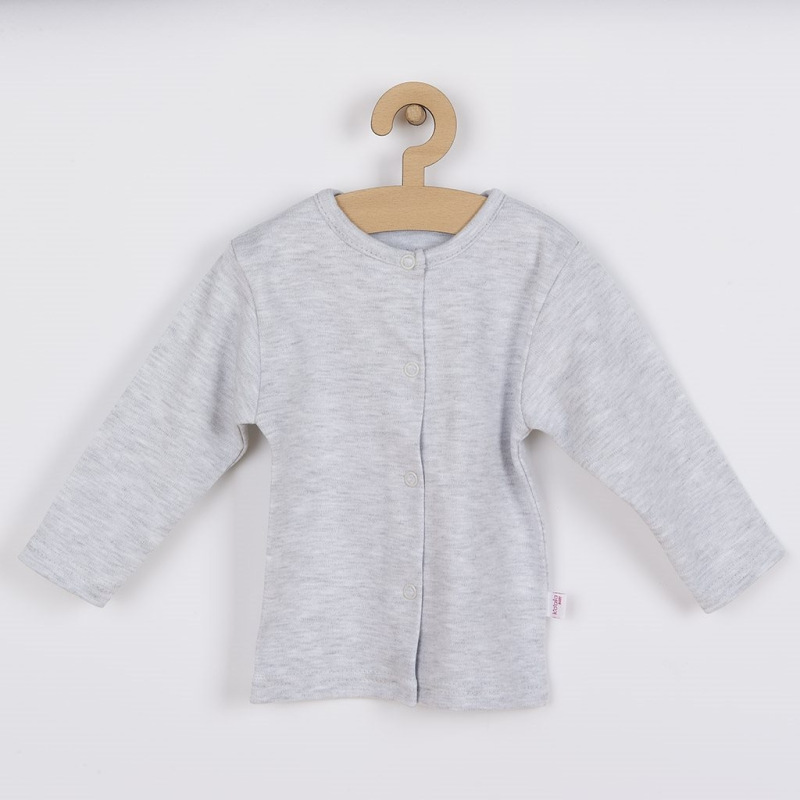 3-dielna bavlnená detská súprava Koala Birdy sivá 80 (9-12m) 3