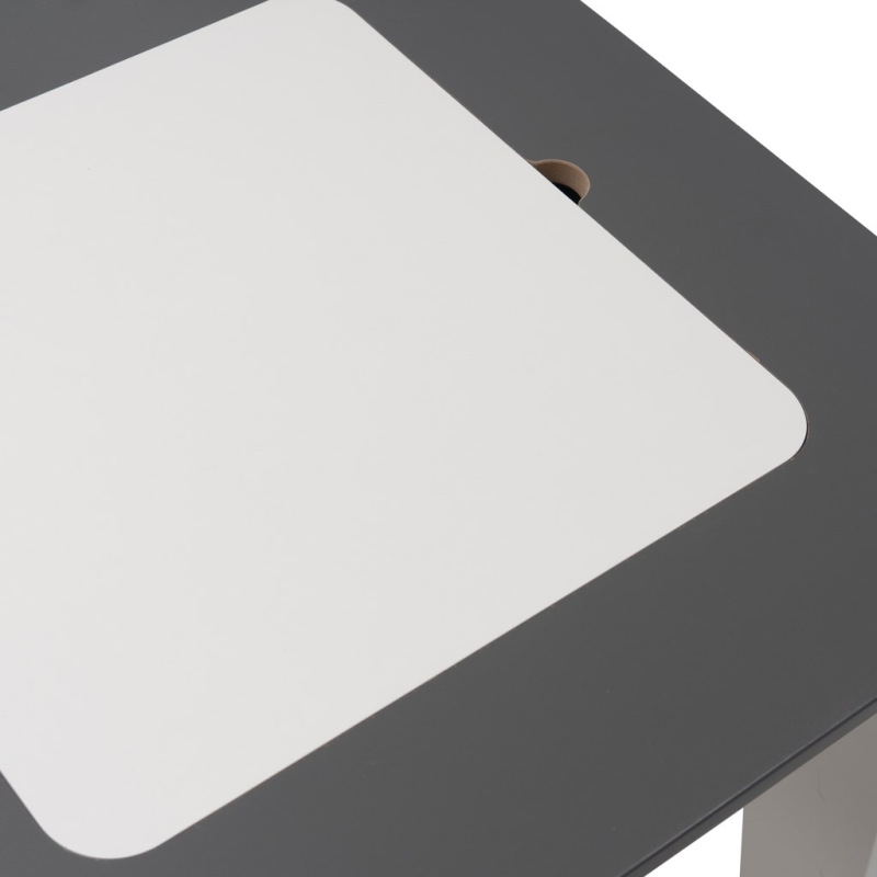 Detský stôl a stolička Baby mix Leaf Grey 1