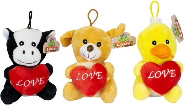 Plyšové zvieratá so srdiečkom 1