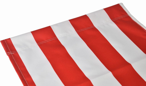 Záhradné ležadlo plážové skladacie Baby Mix červeno-biele 1