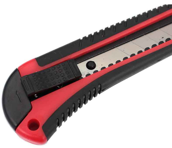 Sada ulamovacích nožov 18 mm v predajnom boxe, 24 ks, s tlačidlom, 4 farby, XL-TOOLS 4