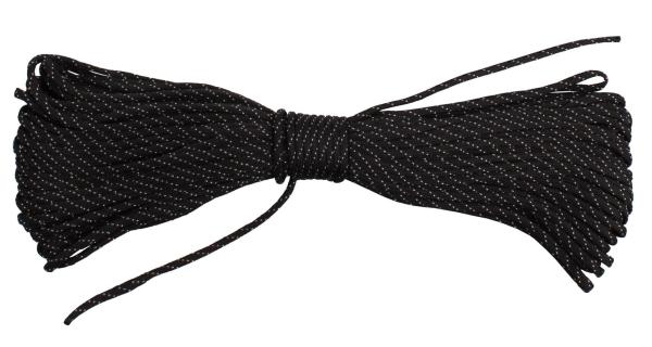 Merco 7Core polypropylenové lano 31 m, 4 mm, čierna