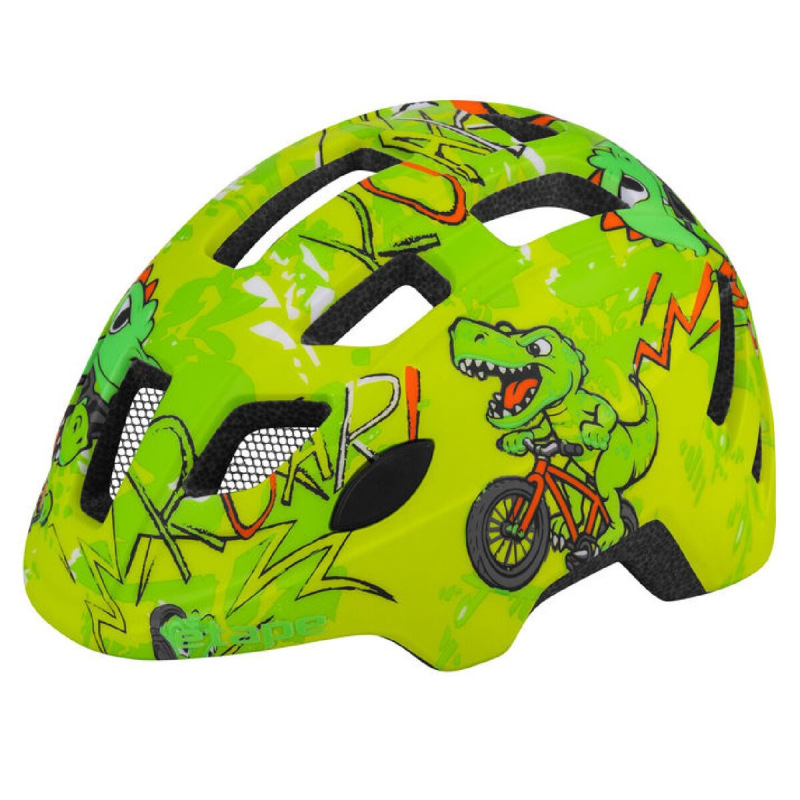 Kitty 2.0 detská cyklistická prilba zelená