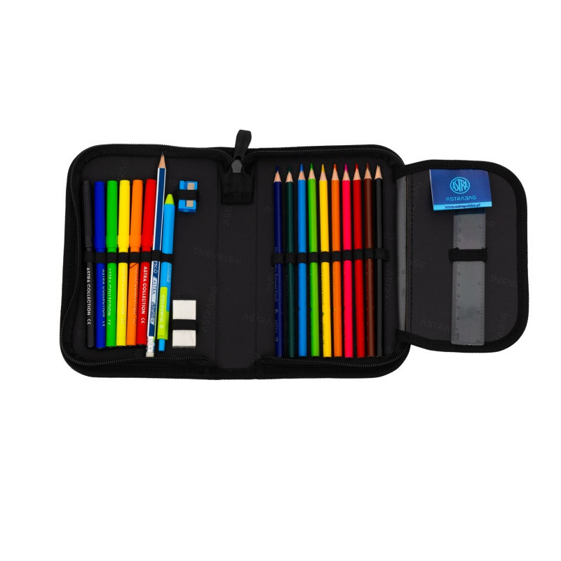 Vyklápací peračník s náplňou AstraBAG DARK PIXEL, AC11, 503025017 3