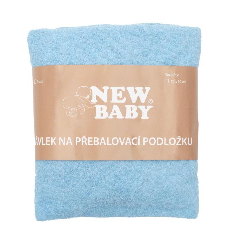 Návlek na prebaľovaciu podložku New Baby 50x70 modrý 1