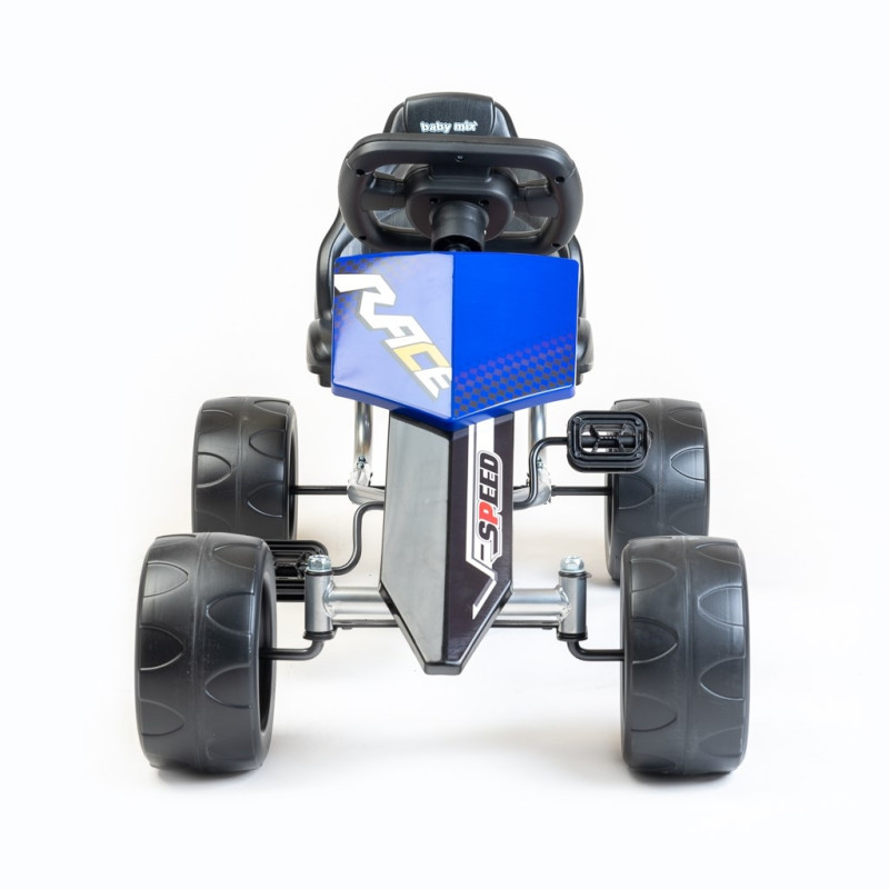 Detská šliapacia motokára Go-kart Baby Mix Speedy modrá 2