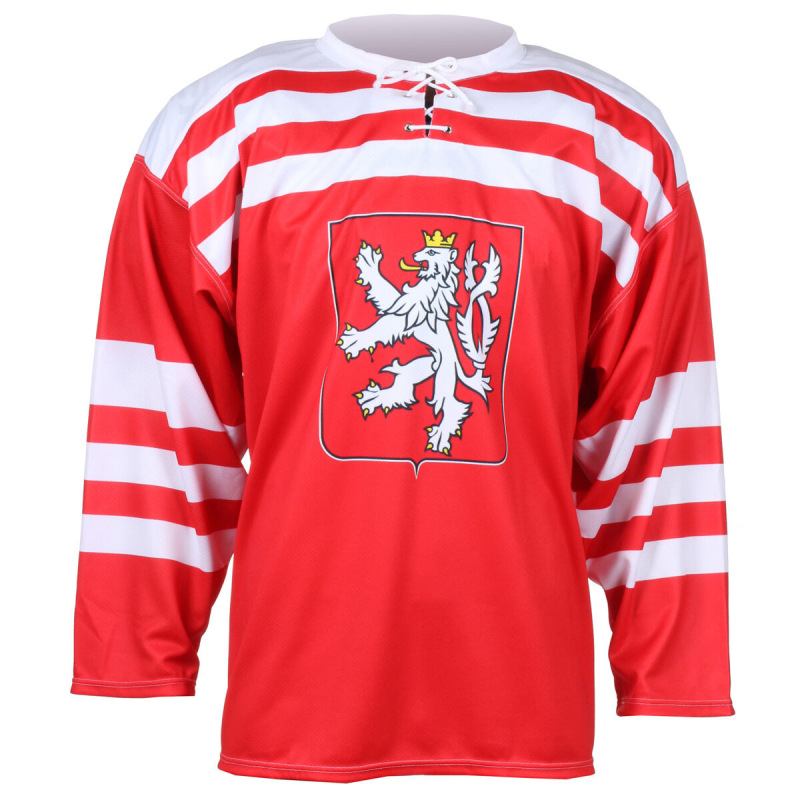 Replika ČSR 1947 hokejový dres červená