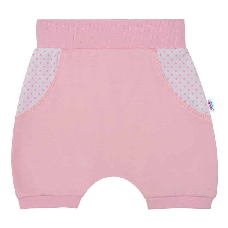 3-dielna letná bavlnená súprava New Baby Perfect Summer svetlo ružová 92 (18-24m) 2