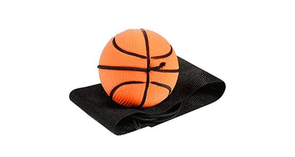 Merco Basketball Wrist loptička na gume oranžová
