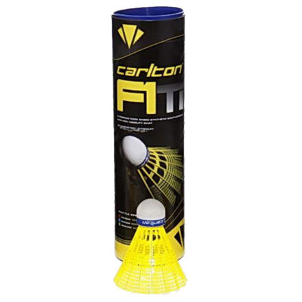 F1 Ti Yellow badmintonové loptičky modrá