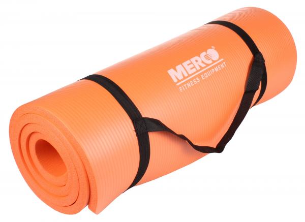 Merco Yoga NBR 15 Mat podložka na cvičenie oranžová