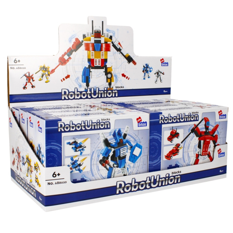 Stavebnica Robot Bojovník - 4 druhy 4