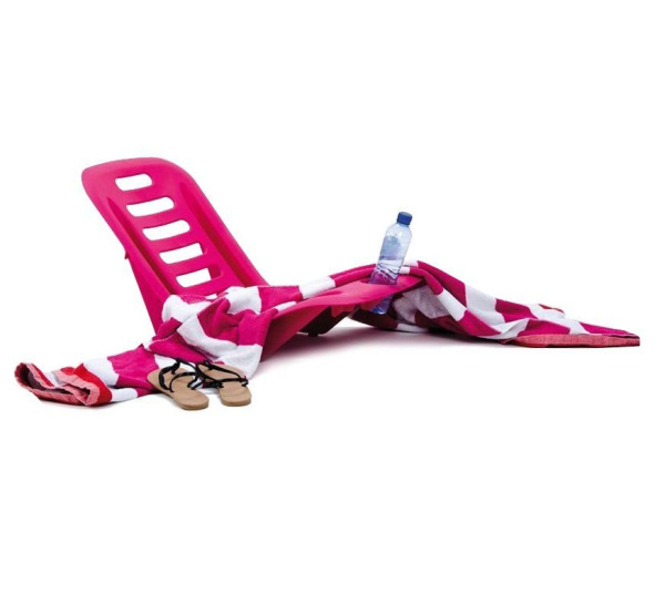 Relax plážové sedátko biela 1