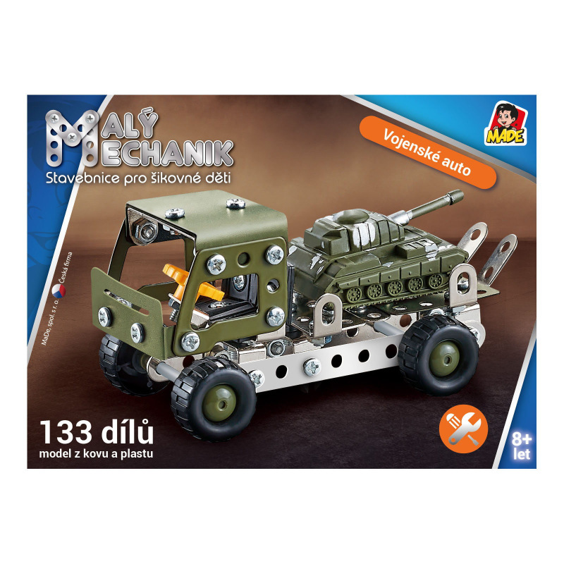 Vojenské auto Malý mechanik 2