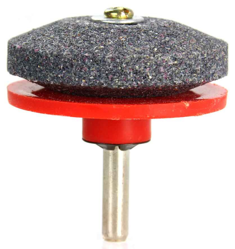 Dvojkotúčová ostrička nožov s uchytením do vŕtačky + plastový podstavec, MAR-POL 5