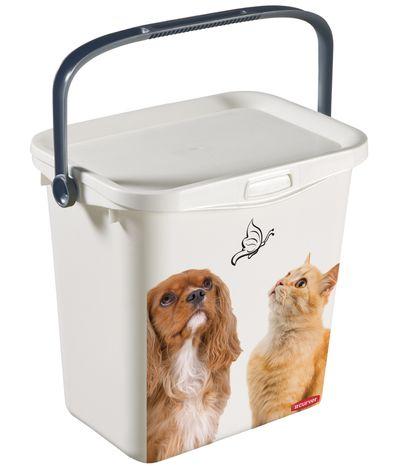 Nádoba Curver® PETLIFE, 6000 ml, 20x26x24 cm, na krmivo a granule pre mačku a psa