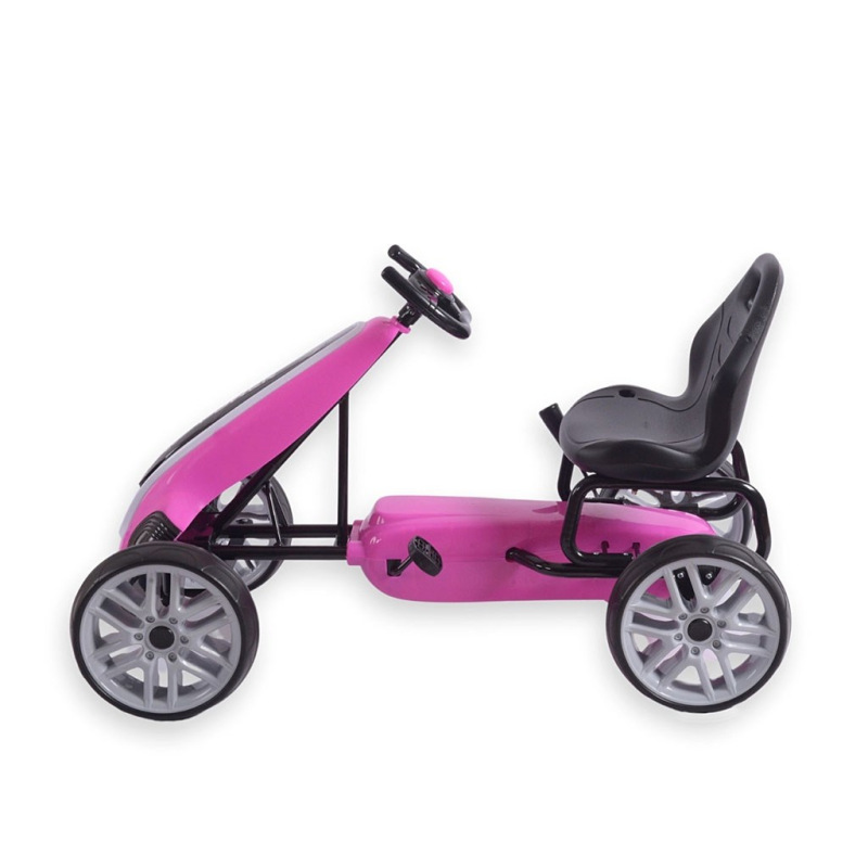 POŠKODENÝ OBAL Detská šliapacia motokára Go-kart Milly Mally Power rúžová 4