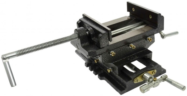 Zverák krížový dvojosový 125 mm, GEKO 2