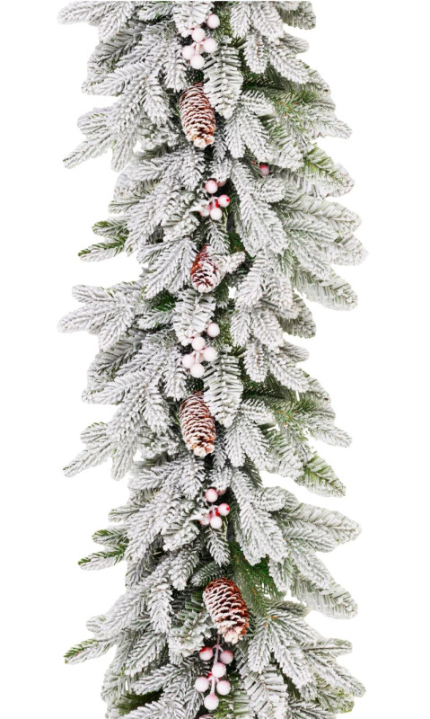 Girlanda MagicHome Vianoce Frosty, zasnežený, 3D+2D, 180 cm 2