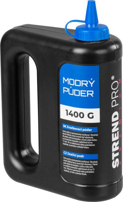 Púder Strend Pro Premium 1400 g, murársky značkovací prášok, modrý