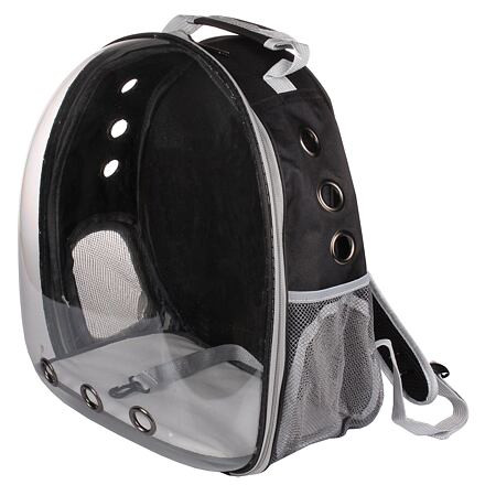 Petbag Transparent batoh pre miláčikov čierna