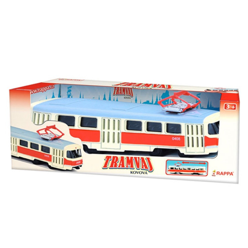 Električka retro kovová 1