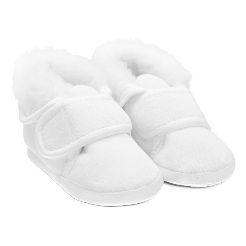 Dojčenské zimné semiškové capačky ku krstu New Baby 3-6 m chlapec 3-6 m 2