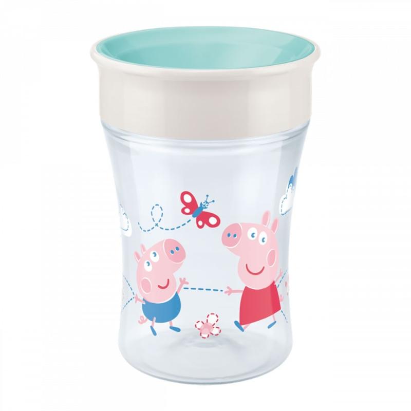 Detský hrnček Magic NUK Cup Peppa Pig (8+ m.) 360 °