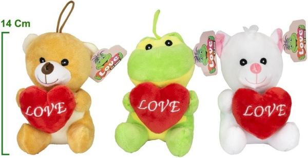 Plyšové zvieratá so srdiečkom 2