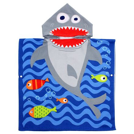 Shark detské plážové pončo