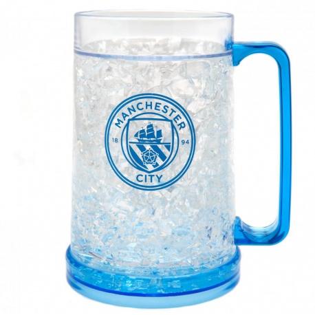 FOREVER COLLECTIBLES Pohár na pivo MANCHESTER CITY Freezer Mug