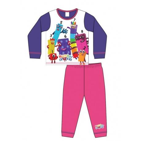 Dievčenské bavlnené pyžamo NUMBERBLOCKS - 2 roky (92cm)