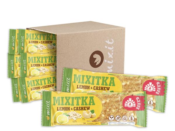Mixit Mixitky BEZ LEPKU - Kešu + Citrón (8 ks) 480 g