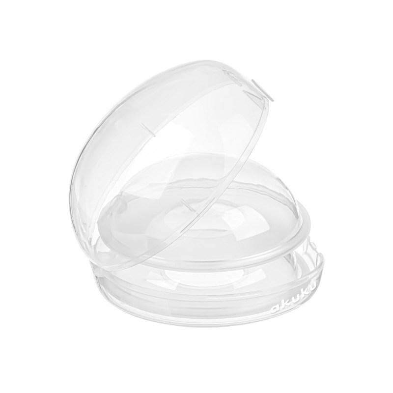 Laktačná mušle Akuku 2 ks (POŠKODENÝ OBAL)