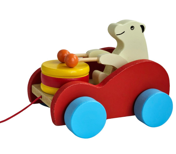 Drevené zvieratko na ťahanie 1